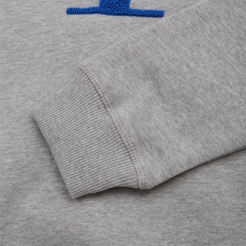 Les Deux Sweatshirts ENCORE BOUCLE SWEATSHIRT LDM200111 LIGHT GREY MEL/PALACE BLUE